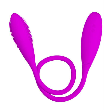 Мини-вибратор Snaky Vibe на гибком стержне 7 видов вибрации, розовый