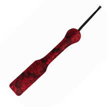 Шлепалка в форме лопатки с цветочными узорами Sitabella, красная