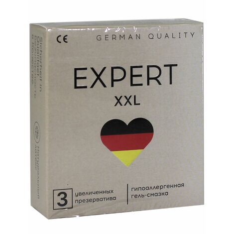 Презервативы Expert XXL увеличенного размера, 3 шт.