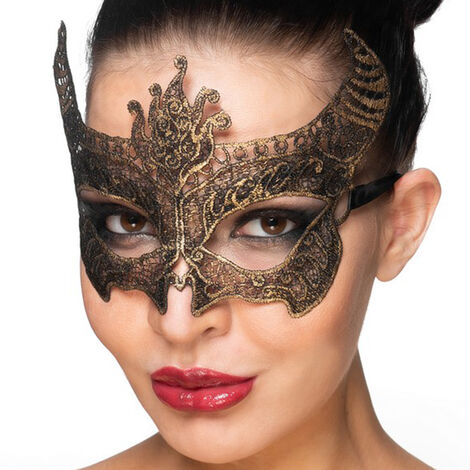 Карнавальная маска Нунки Джага-Джага, золотистая