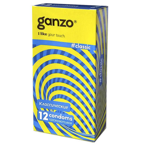 Презервативы Ganzo Classic №12 Классические с обильной смазкой