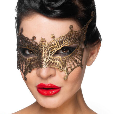 Карнавальная маска Алькор Джага-Джага, золотистая