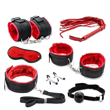 Набор БДСМ Mascarade BDSM Kit 7 предметов, красный