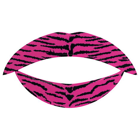 Изображения для губ Lip Tattoo Тигровый розовый, розовые