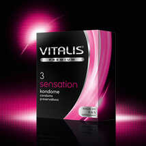Презервативы VITALIS Premium №3 Sensation, с пупырышками и кольцами