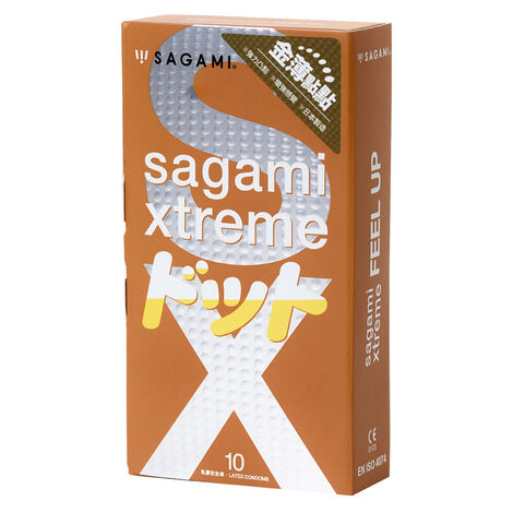 Презервативы с контурными линиями прилегания Sagami Xtreme Feel Up - 10 шт.