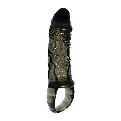 Стимулирующая насадка для пениса Men Extension Penis Sleeve 11,5 x 3,5 см., черная