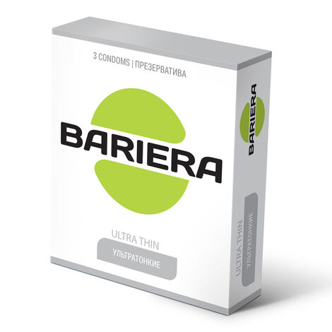 Презервативы ультратонкие Bariera Ultra Thin 1 уп (3 шт)