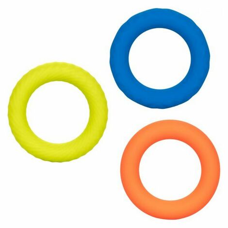 Набор эрекционных колец Link Up Ultra-Soft Climax Set 3 шт, разноцветный
