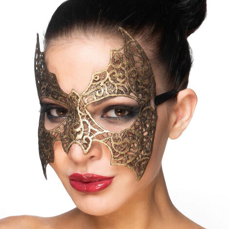 Карнавальная маска Алиот Джага-Джага, золотистая
