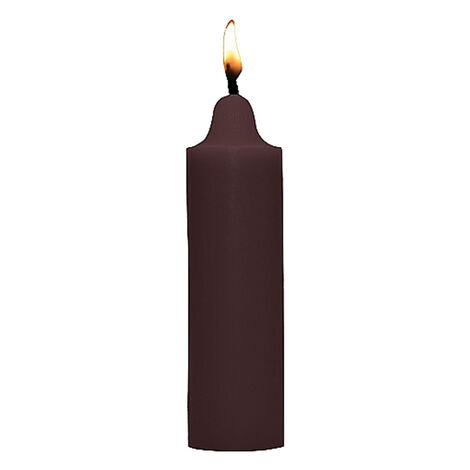 Восковая BDSM-свеча с ароматом шоколада Wax Play, коричневая