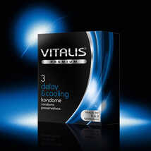 Презервативы VITALIS Premium №3 Delay & Cooling, продлевающие