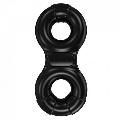 Эрекционное кольцо для пениса Bathmate Vibe Ring Eight Black, черное