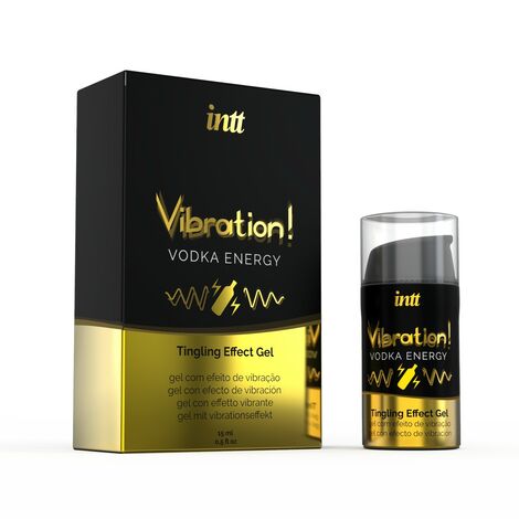 Жидкий интимный гель с эффектом вибрации Intt Vodka - 15 мл.