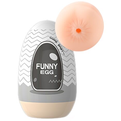 Мастурбатор-яйцо Fanny Egg (анус), серый